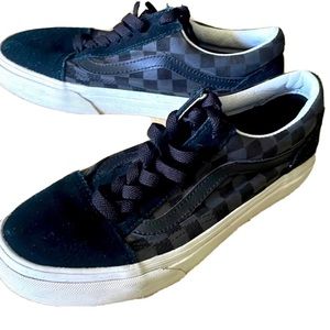 Vans Black checker style size 6.5